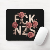 FCK NZS Flowery Against Right No Nazis Lgbtq+