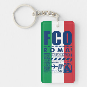 FCO Rome Airport, Key Ring