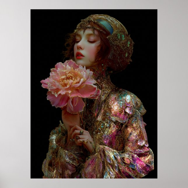 - FD2 Enchanting Fantasy Dreamy Muse 3 Iridescent  Poster (Front)