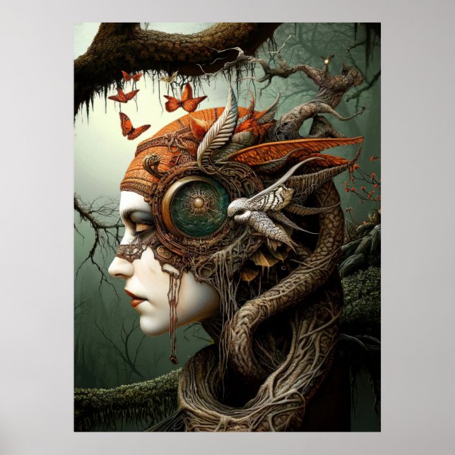 *~* FD3 Earth Keeper NATURE WOMAN  Guardian 7 Poster (Front)