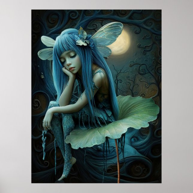 *~* FD3 Forest Nymph Fantasy Art 29 Poster (Front)