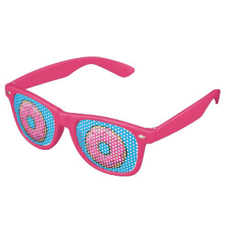 FD Pink Doughnut Party Glasses