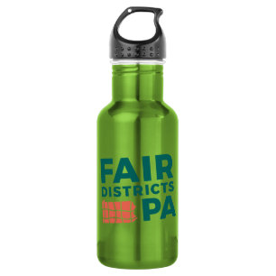 FDPA Lime Green Stainless Steel Water Bottle