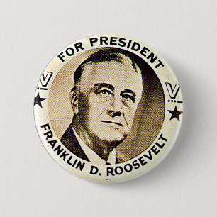 FDR 1940 - Button