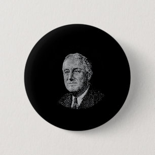 Fdr New Shirt Roosevelt New 6 Cm Round Badge