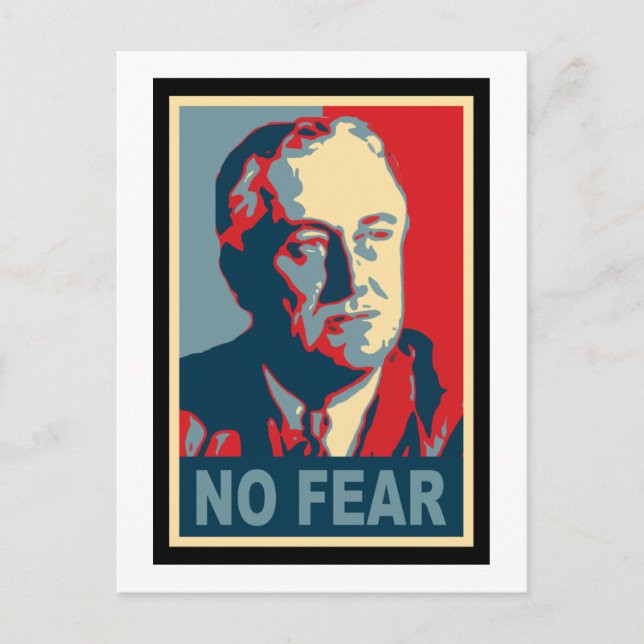 FDR No Fear Postcard (Front)