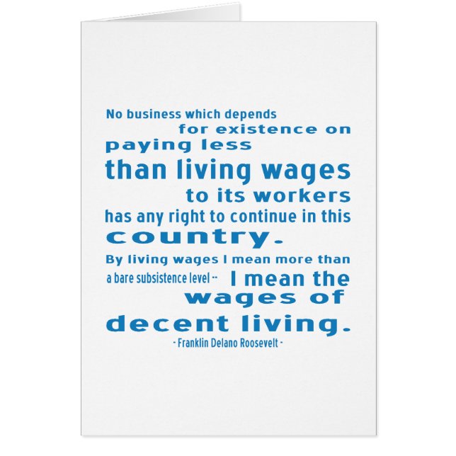 FDR on Wages (Front)
