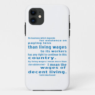FDR on Wages Case-Mate iPhone Case