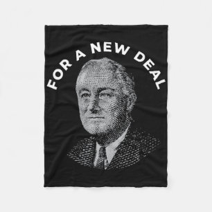Fdr President Franklin Roosevelt New Fleece Blanket