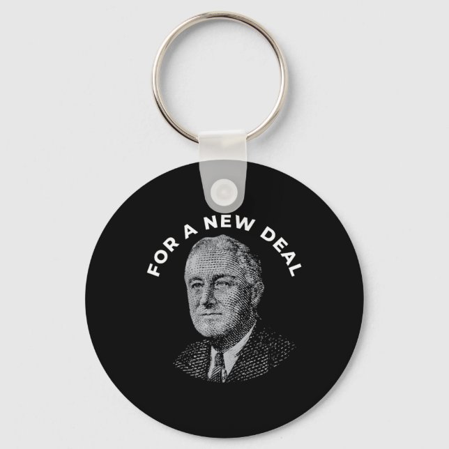 Fdr President Franklin Roosevelt New  Key Ring (Front)