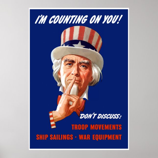 FDR Uncle Sam -- Border Poster (Front)