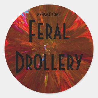 fdslamanderegg classic round sticker