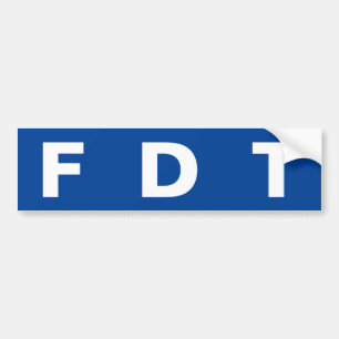FDT BUMPER STICKER