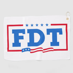 FDT Funny Anti-Trump No-Trump  Golf Towel