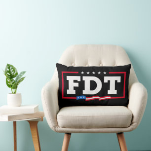 FDT Funny Anti-Trump No-Trump Lumbar Cushion