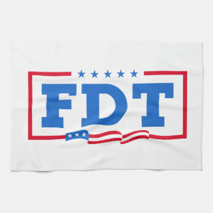FDT Funny Anti-Trump No-Trump Tea Towel