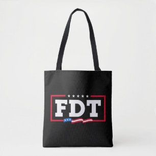 FDT Funny Anti-Trump No-Trump Tote Bag