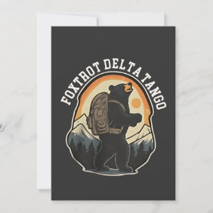 FDT Resist Bear Foxtrot Delta Tango Holiday Card