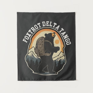 FDT Resist Bear Foxtrot Delta Tango Tapestry