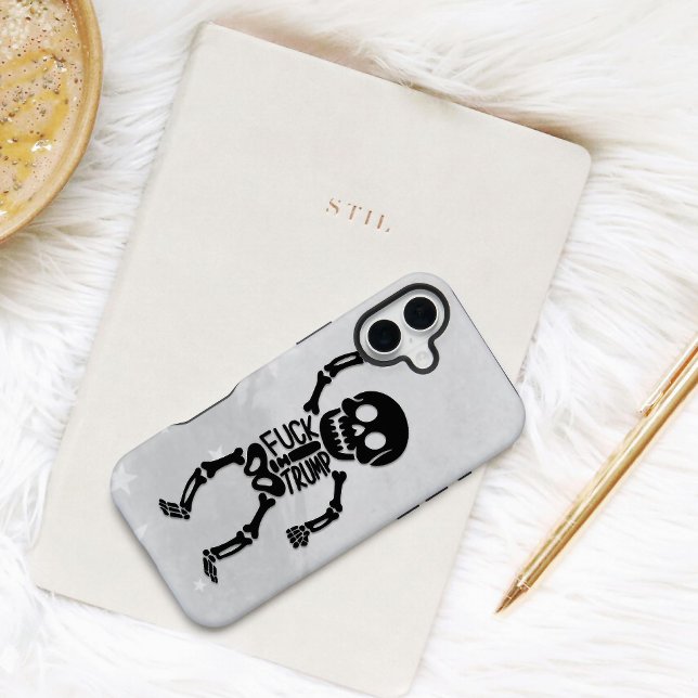 FDT Trump Funny Anti Trump Skeleton iPhone Case (Creator Uploaded)