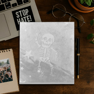 FDT Trump Funny Anti Trump Skeleton Notepad