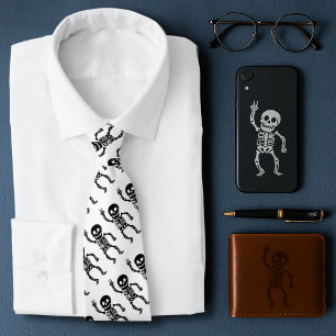 FDT Trump Funny Anti Trump Skeleton Tie