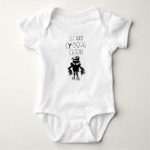 Fe-et CY=borgs Robot Baby Bodysuit