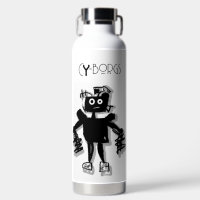 Fe-et CY=borgs Robot Thermal Tumbler
