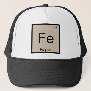 Fe - Frappe Chemistry Periodic Table Symbol Trucker Hat