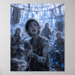 Fear / Band / Cage Poster