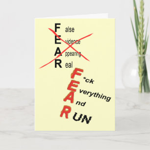 FEAR CARD