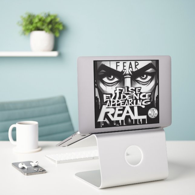 FEAR False Evidence Appearing Real (Laptop On Desk)