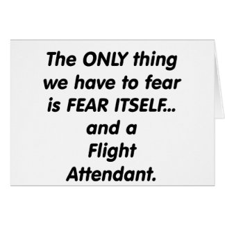 fear flight attendant
