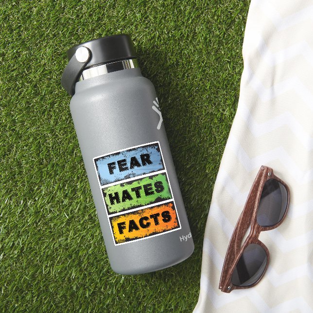 Fear Hates Facts | 12 Step Recovery Slogan (HydroFlask Insitu)