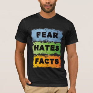 Fear Hates Facts - Recovery Slogan Shirt