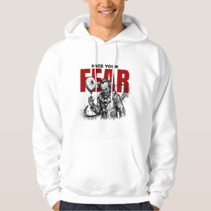 FEAR Horror Clown   Creepy Streetwear  Hoodie