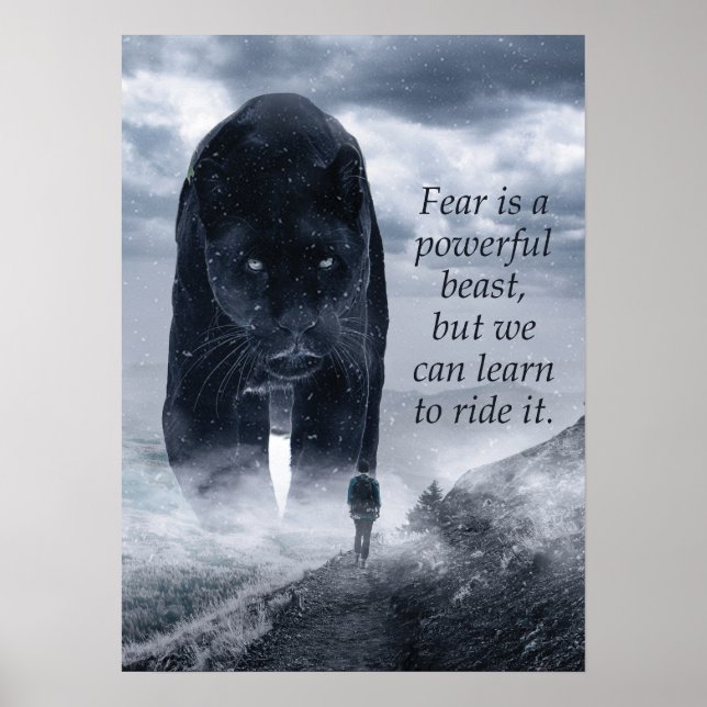 Fear Is A Powerful Beast, Panther - Success Poster (Front)