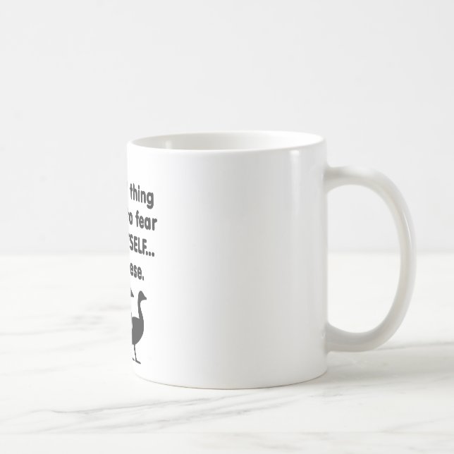 Fear Itself Geese Coffee Mug (Right)