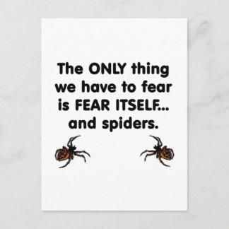 Fear Itself spiders Postcard
