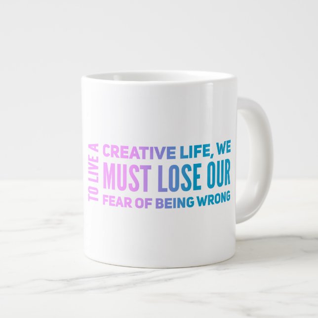 Fear. - Jumbo Mug (Front Right)