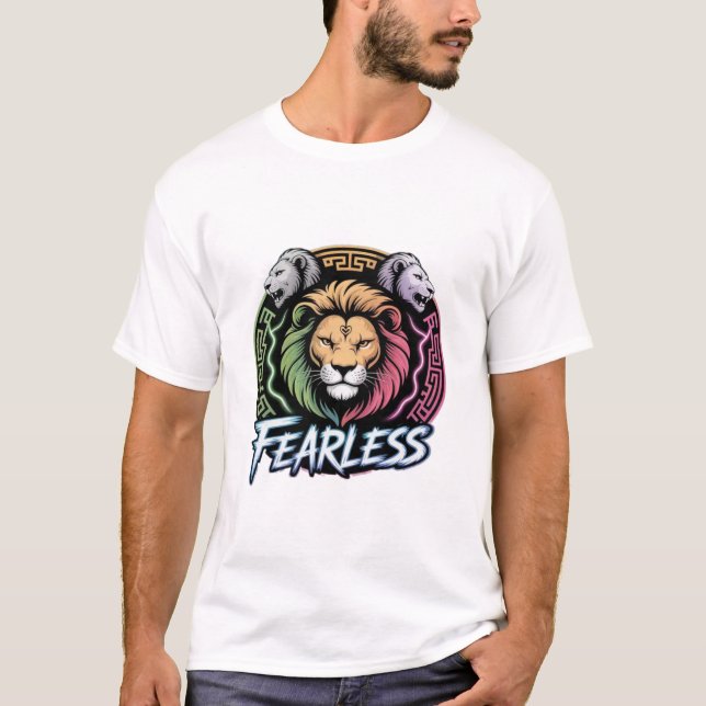 Fear Less Lion King :** T-Shirt (Front)