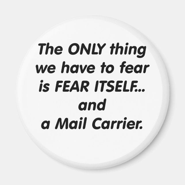 Fear Mail Carrier Magnet (Front)