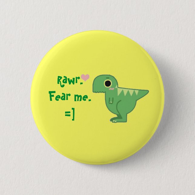Fear Me 6 Cm Round Badge (Front)