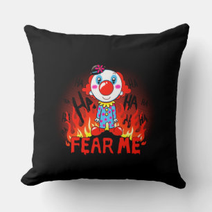 Fear Me Clown Cushion