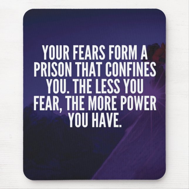 FEAR - Motivational Mouse Pad (Front)