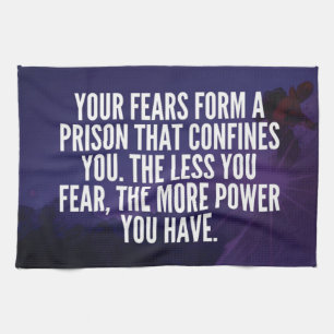 FEAR - Motivational Tea Towel