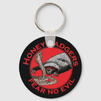Fear no Evil Badass Honey Badger Snake Animal Art