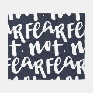 Fear not fleece blanket