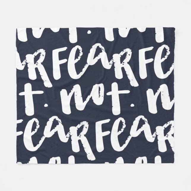 Fear not fleece blanket (Front (Horizontal))
