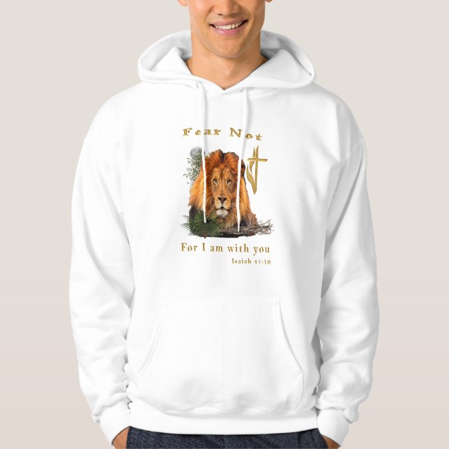 Fear not for I am With thee Hoodie (Front)